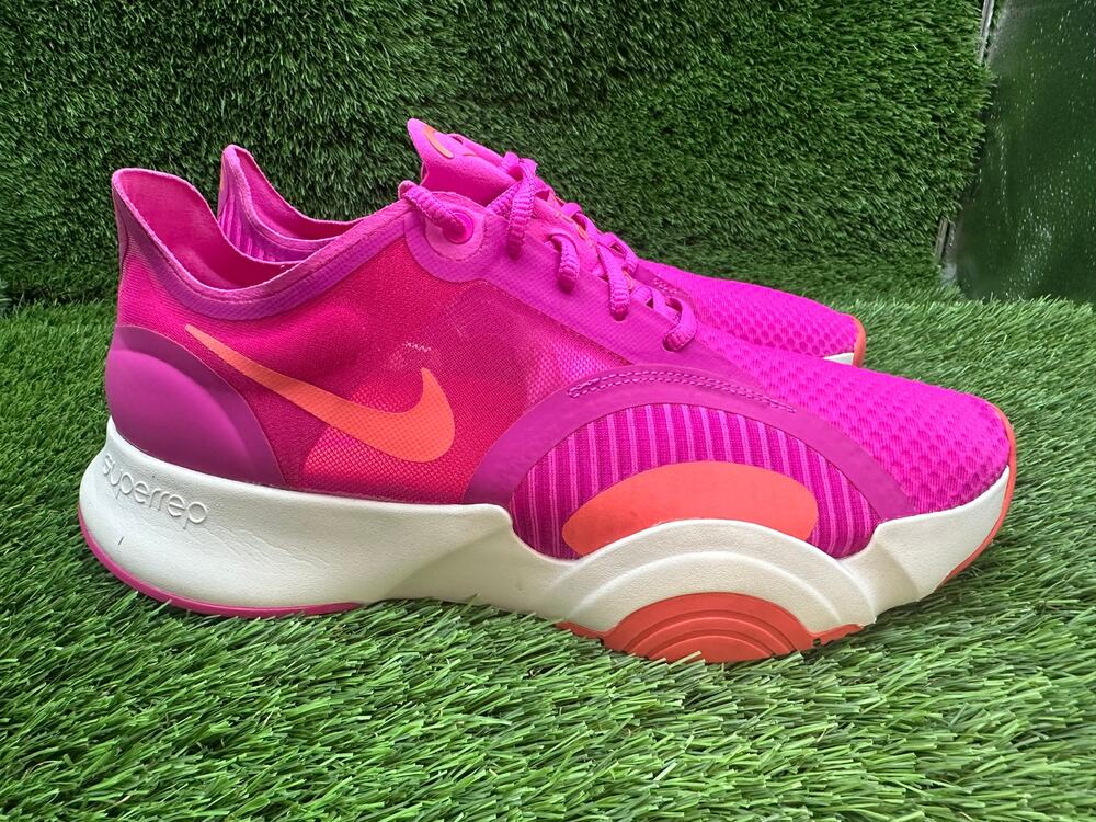 Nike SuperRep Go CJ0860-668 Athletic Sneaker Womens 11 Pink Mesh Training Sports